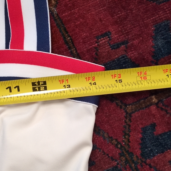 Reformation Farrah‎ Ecomove Athletic Mini Dress Medium Striped White Pickleball - Picture 14 of 14